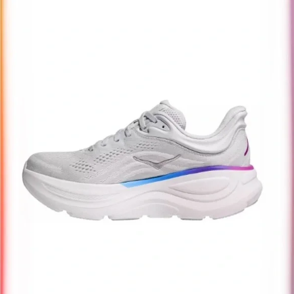 Hoka Women's Silver and Purple Athletic Shoes - Picture 4 of 6